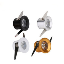 5pcs 1W LED Recessed Small Cabinet Mini Spot Lamp Ceiling Downlight Kit Fixture