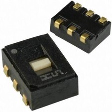INTERRUTTORE SCORREVOLE DPDT 100MA 6V