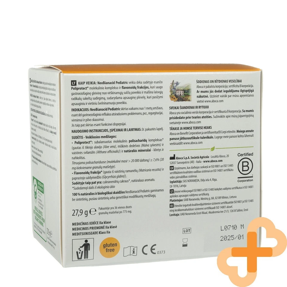 NEOBIANACID Pediatric 36 Granule Sachets Helps Relieve Heartburn Quickly Kids - Image 3 of 4