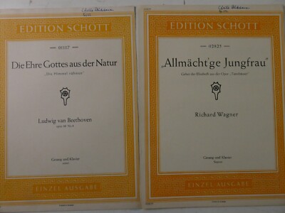 Schott 2 Noten Beethoven Wagner H23643