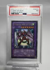 YuGiOh Elemental Hero Air Neos STON-EN034 1st Edition Ultra Rare PSA 7