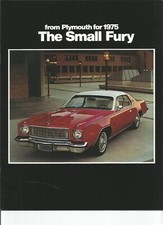Original 1975 Plymouth Fury Fury Custom Road Runner Dealer Sales Brochure Original 1975 Plymouth Fury Fury Custom Road Runner Dealer Sales Brochure