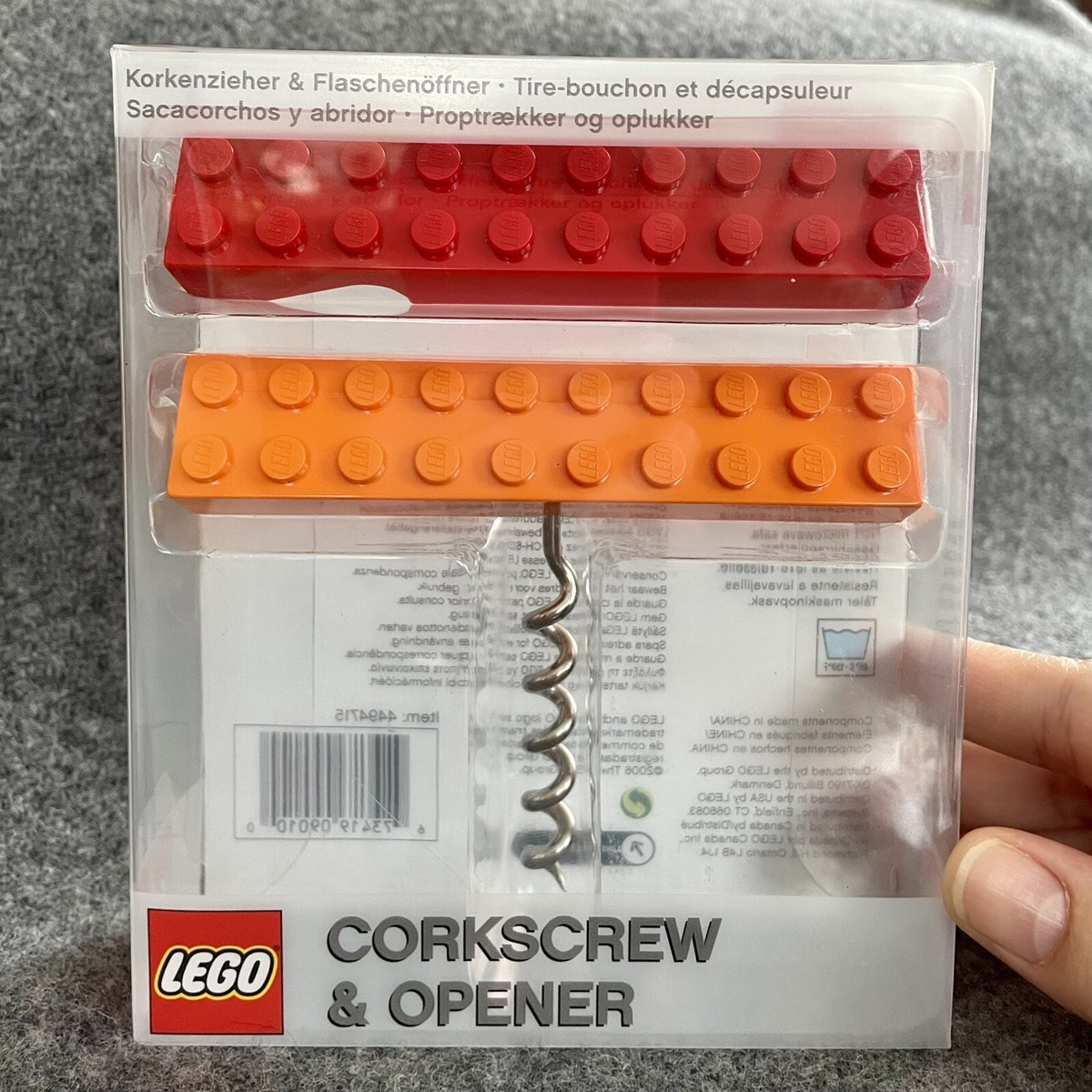 LEGO Brick Bottle Opener & Corkscrew Gift Set NEVER OPENED, NEW IN
