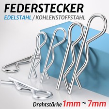Federstecker Karosserieklammer Splint Karosserie Halter RC Modellbau Ø 1mm-7mm