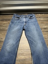 Vintage Levis Jeans 32x30 Blue 509 Red Tab USA Denim Whiskers Fit 30x24