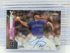 JESUS TINOCO 2020 Topps Chrome AUTO RC NO. RA-JT