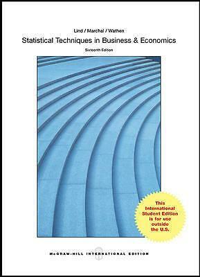 Statistical Techniques in Business and Economics by Lind