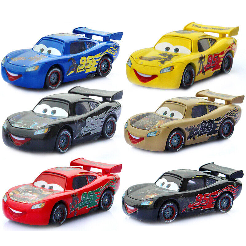 Disney Pixar Cars Transformers Lightning McQueen 1:55 Diecast Model Car Toys