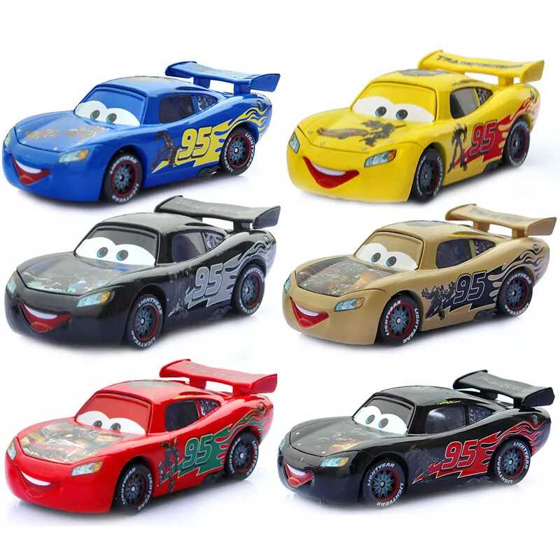 Disney Pixar Cars Transformers Lightning McQueen 1:55 Diecast Model Car Toys