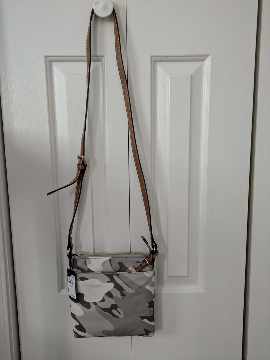 New With Tag! Tommy Hilfiger Tan Camo Crossbody Bag