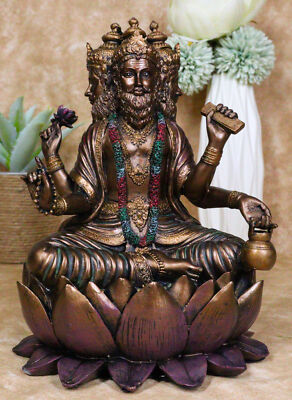 Supreme Cosmic Soul Hindu Deity Brahma Brahman Four Faced Vedas