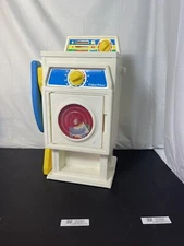 Vintage 1990 Fisher Price #2037 Laundry Center Washer Dryer Machine Pretend Play