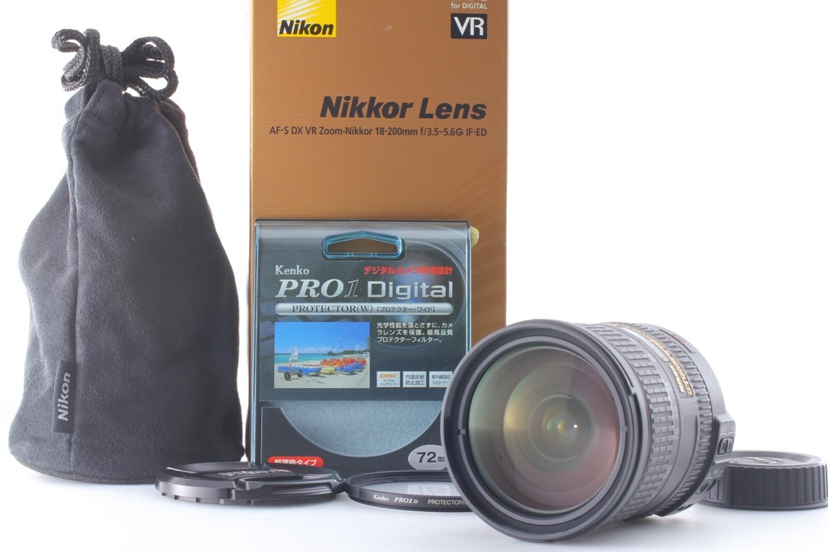 箱付未使用Nikon AF-S DX VR 18-200mm F3.5-5.6G Amazon.com : Nikon AF-S DX NIKKOR 18-200mm F/3.5-5.6G ED VR II