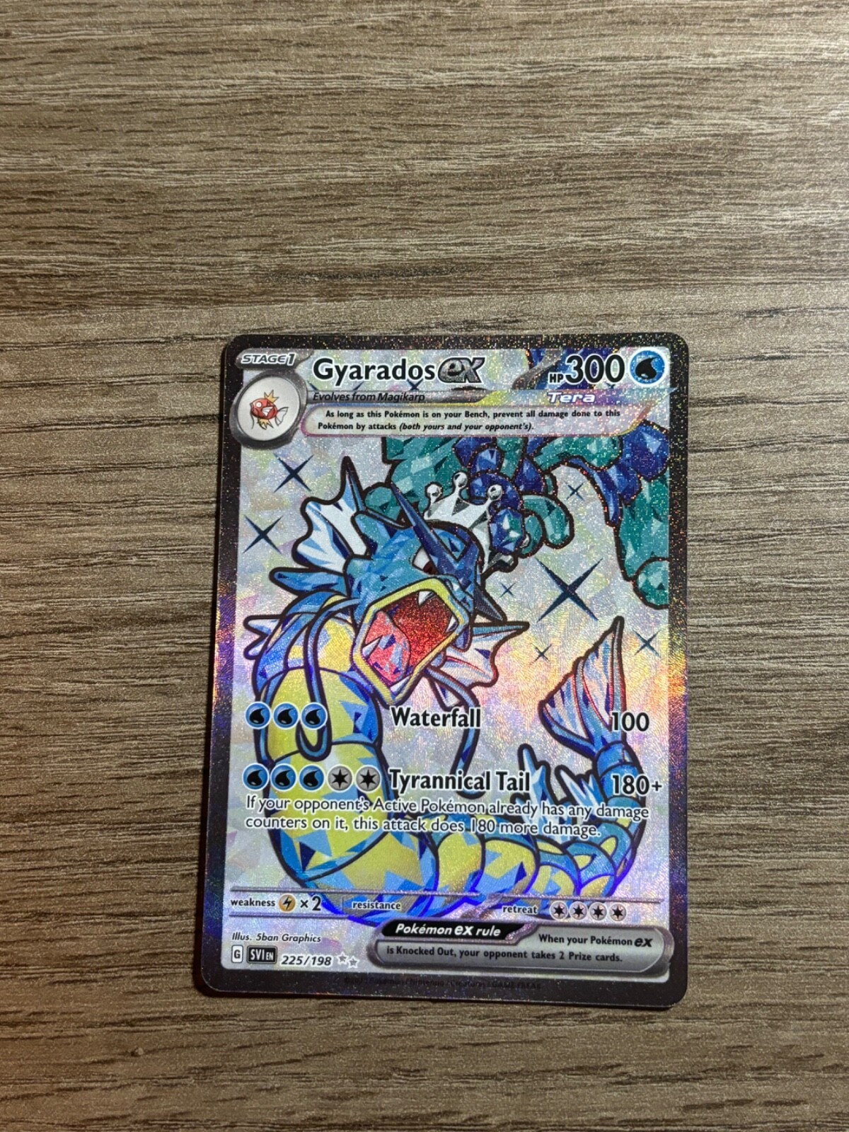 Pokemon Card Gyarados ex 225/198 Ultra Rare Scarlet & Violet NM