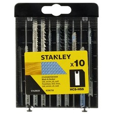 Image of Stanley STA28020 10Pc Mixed Jigsaw Blades U