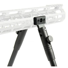 2PC Side Install KeyMod Bipod With Sling Swivel Port Center Height 8"- 9.75"