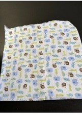 Carter's Baby Receiving Blanket Just One Year Jungle Animals Zoo Animals 30X30