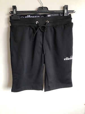ellesse kids shorts black sports casual pants new size 152-158