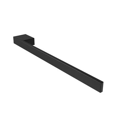 Handtuchhalter Jörn für Waschtisch, schwarz, Aluminium, Länge 400mm - Bild 1 von 4