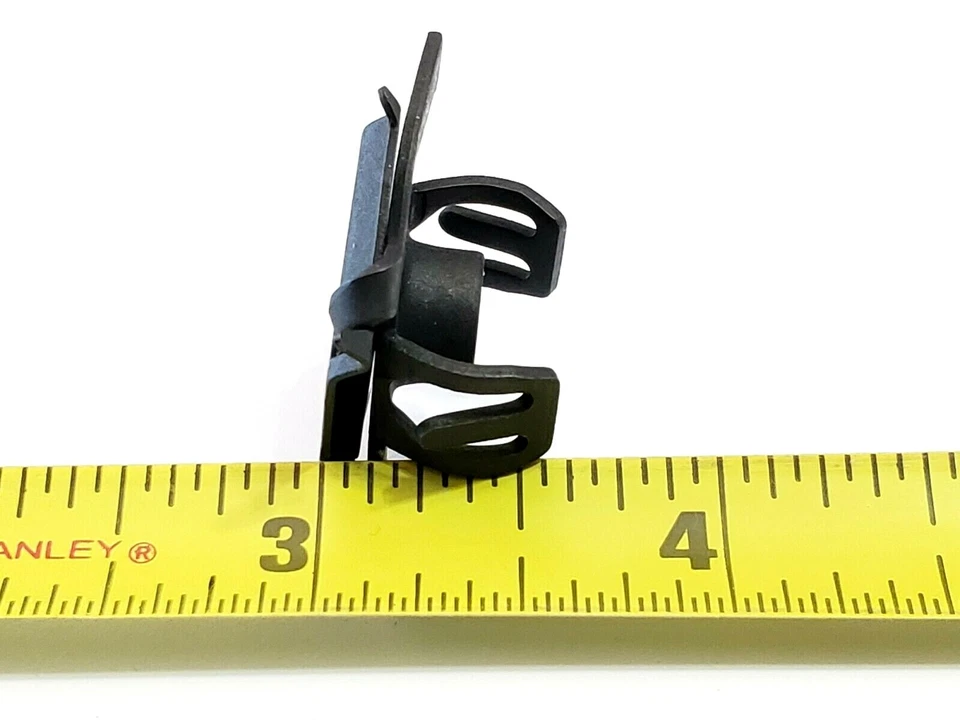 Ford Mustang 5/16-18 Fender Hood Adjuster Leveler Rubber Bumper Cage Nut 2pcs TP - Image 4 of 4