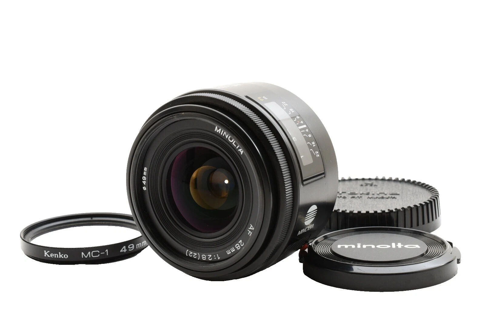 Minolta Maxxum Auto & Manual Focus Camera Lenses