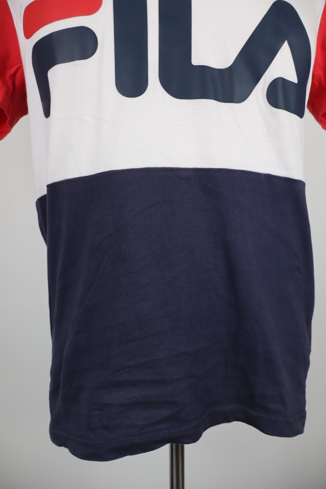 FILA MAGLIA UOMO TG S MAN T SHIRT CASUAL VINTAGE COTONE COTTON BIG LOGO