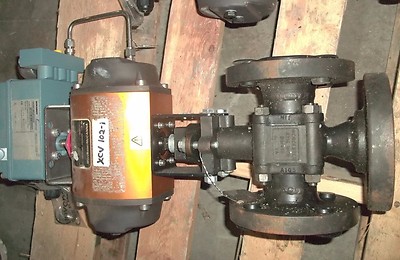WORCESTER MCCANNA 39 2039 80PSI 1.5'' 3-WAY VALVE FOXBORO  ECKARDT ACTUATOR (472)