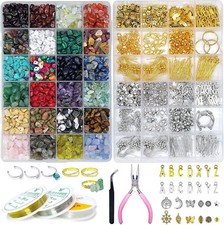 Ygorios Jewelry Making Kit for Adults - 1760 PCS Crystal Beads for Jewelry Makin