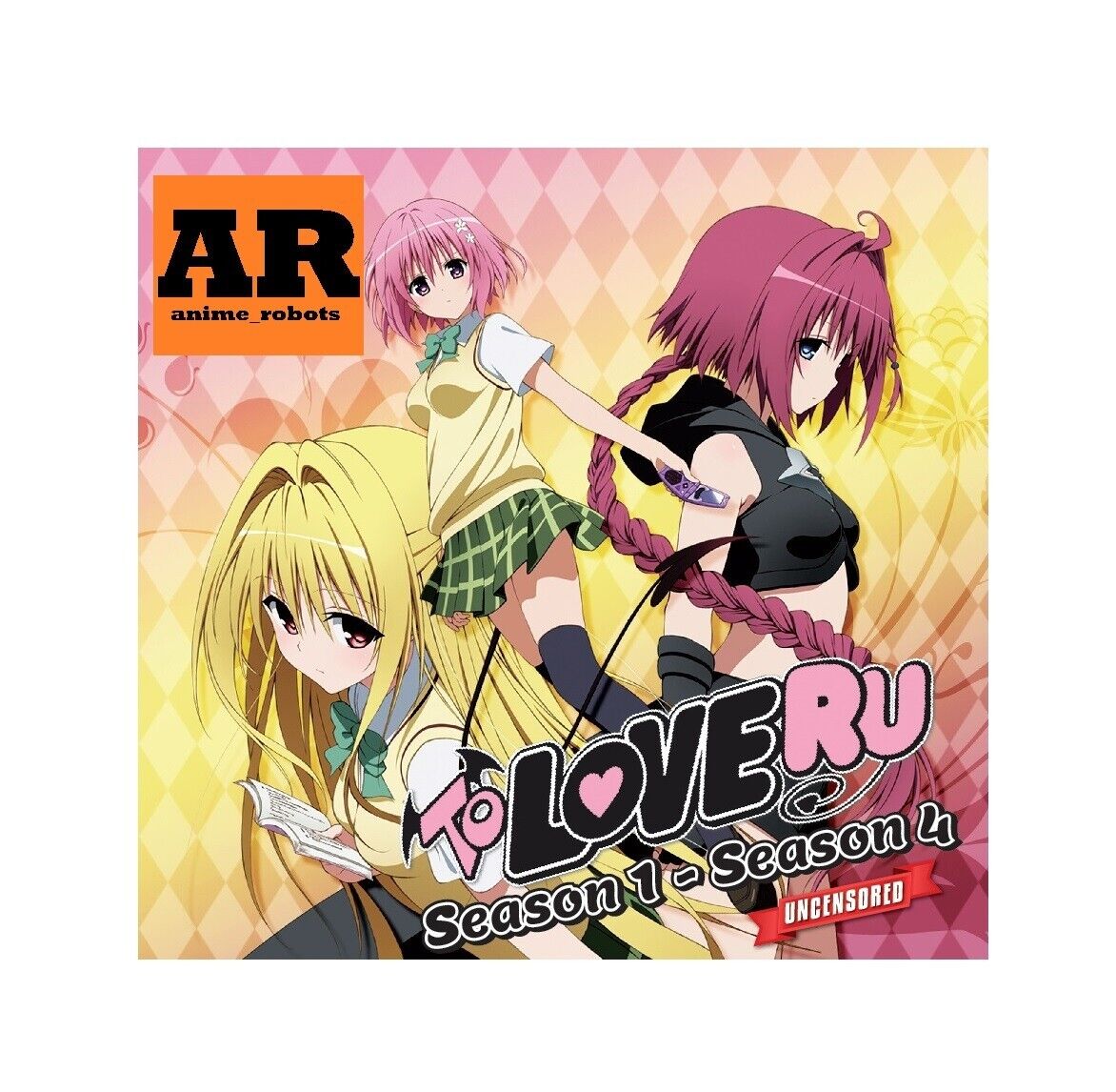 DVD Anime Uncensored To Love Ru Complete Season 1+2+3+4 (1-64 End)