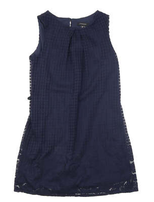Atmosphere Damen blau Blumen Polyestermischung Bleistiftkleid Größe 10 Haken & L