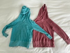 TWO 2 LIMITED SIZE XS 4-5 J. CREW CREWCUTS LONG SLEEVE KID LIGHTWEIGHT HOODIE