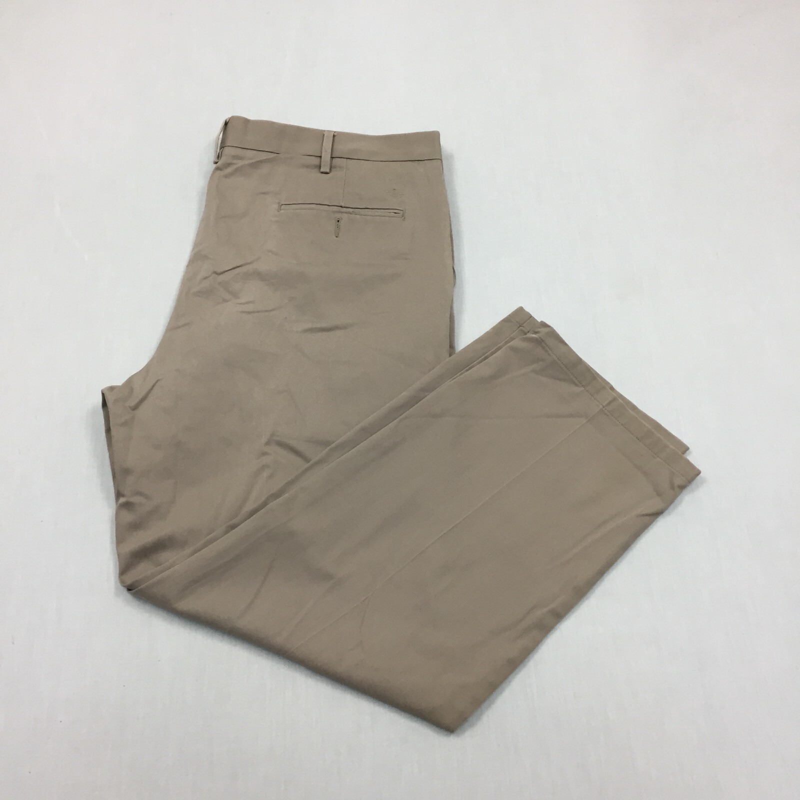 Dockers Chino Trousers Cotton Pants Straight Fit Mens Size 40W 29L Beige