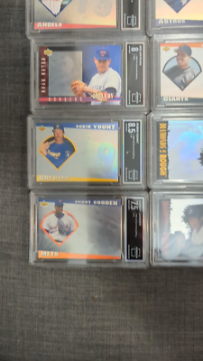 1993 Upper Deck Diamond Gallery Hologram Set 37 Graded Rare 113938