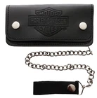 Motorcycle Wallet Leather Trucker Harley-Davidson Embossed Biker Riding Purse