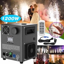 1200W Cold Spark Machine Stage Effect DMX Firework Machine DJ Event Club Wedding