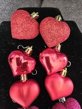 HEART VALENTINE'S COLORFUL EARRINGS. PICK 1 OF 6 STYLES RED SHADES PURPLE SHADES