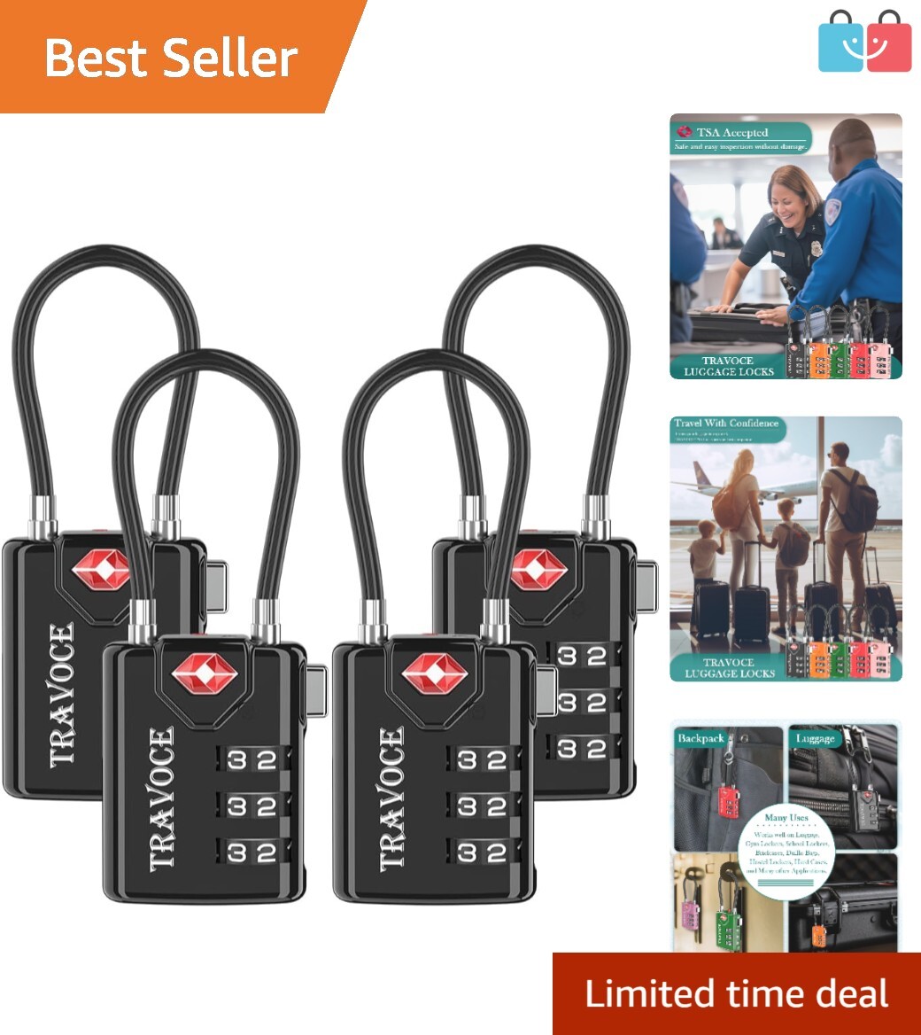 Secure Your Belongings with TSA Approved Luggage Cable Locks