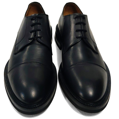 ほんBARNEYS NEW YORK ビジネスシューズ 41½ Barneys New York Nero Black 70s Walk Leather Woody Derby Shoes