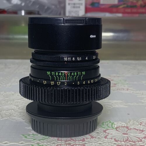 Nice helios 44-2 58mm f2 portrait lens for canon EOS  *TUNED FOR FILMMAKERS!* - Afbeelding 1 van 17