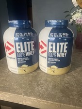 Gourmet Vanilla dymatize Elite 100 5lb 100% WHEY Protein 11.80 per gallon