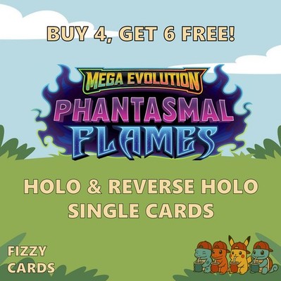 Pokemon Phantasmal Flames Holo & Reverse Holo Einzeln