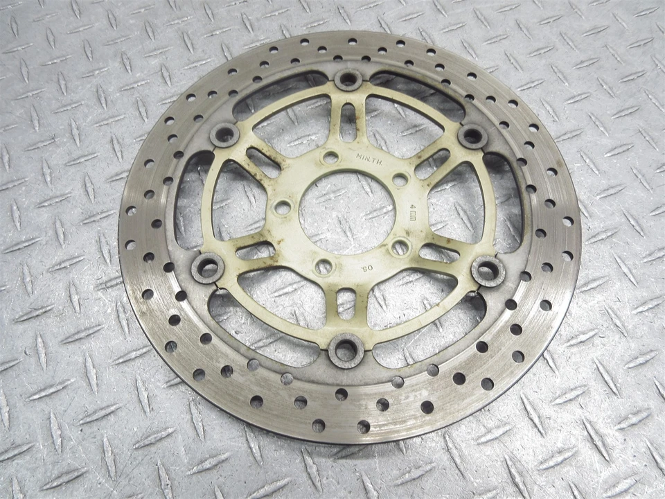 2001 99-02 Suzuki SV650S 650 SV650 Front Brake Disc Rotor Assembly 4.35mm Thick - Image 3 of 4