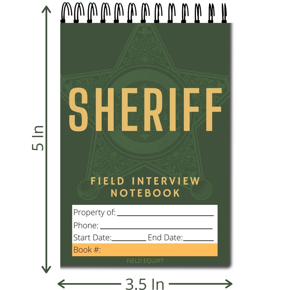 Law Enforcement Incident Report Notepads, Sheriff, Security & Police Gear, ED... - Image 4 of 4
