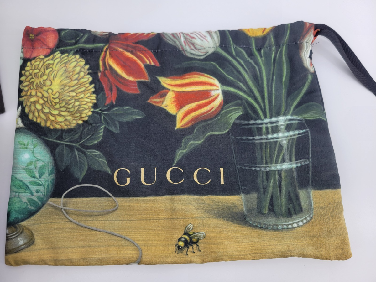 New Gucci Marmont Blue Velvet Belt Bag w/Dust Bag Original Open