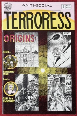Anti-Social TERRORESS #2, Helpless Anger Comics, 1st Print, 1991, MINT