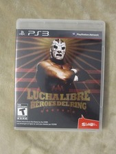 Sony Playstation 3 PS3 Luchalibre AAA: Heroes Del Ring - Game, Case and Manual