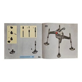 LEGO Star Wars #7681 Separatist Spider Droid INSTRUCTION MANUAL BOOKLET ONLY