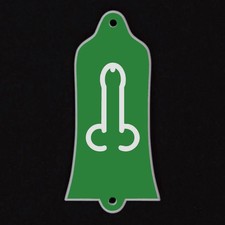 GUITAR TRUSS ROD COVER - Engraved Etched - Fits USA GIBSON - DONG GREEN