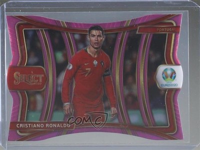 2020 Panini Select UEFA Euro Preview Pink Prizm 15/99 Cristiano Ronaldo 1oh2