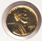 Rare Old 1957-D US Lincoln 24k Gold Plated Cent Wheat Penny Collection Coin USA
